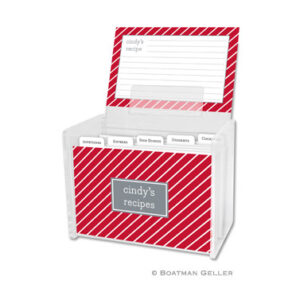 Recipe Box - Kent Stripe