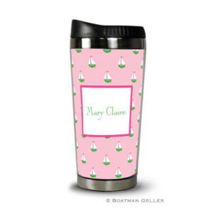 Travel Tumbler - Little Sailboat Pink