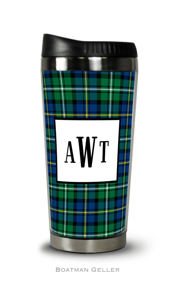 Travel Tumbler - Black Watch Plaid