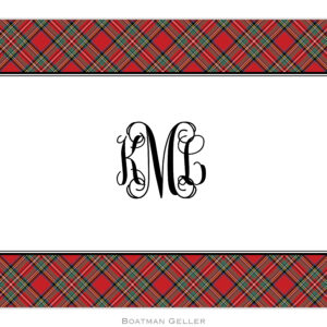 Placemat - Plaid Red