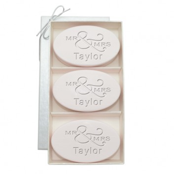 Signature Spa Satsuma Trio: THREE BARS PERSONALIZED MR & MRS